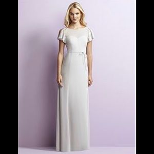 Jenny Yoo  tan formal floor length dress size 12